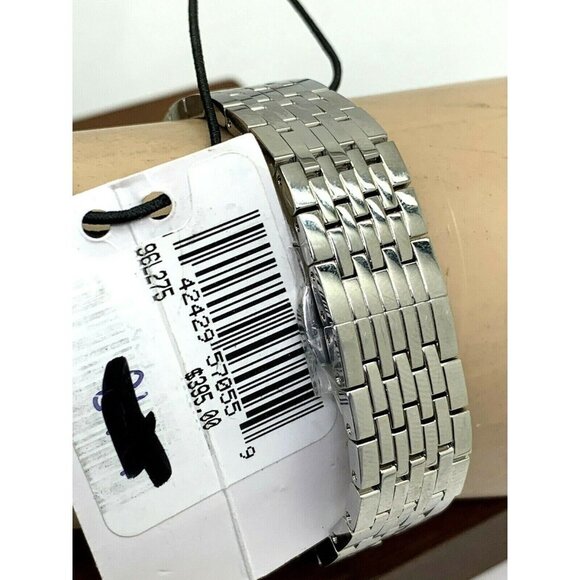 Bulova Women's Watch 96L275 Roman Numeral White Dial Stainless Steel Quartz - Picture 9 of 13